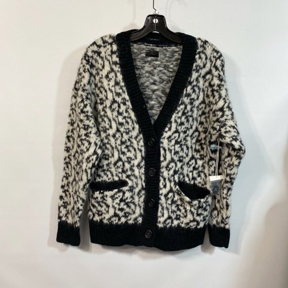 MOTHER Monochrome Patterned Cardigan - Picture 4 of 9